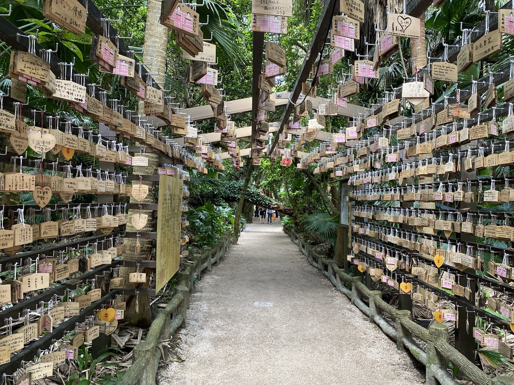 宮崎市青島 青島神社 絵馬のトンネル