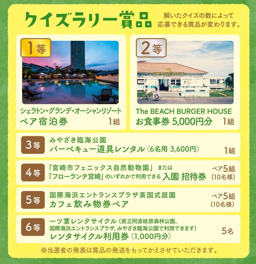 宮崎市イベント ひとつ葉秋めぐり クイズラリー5