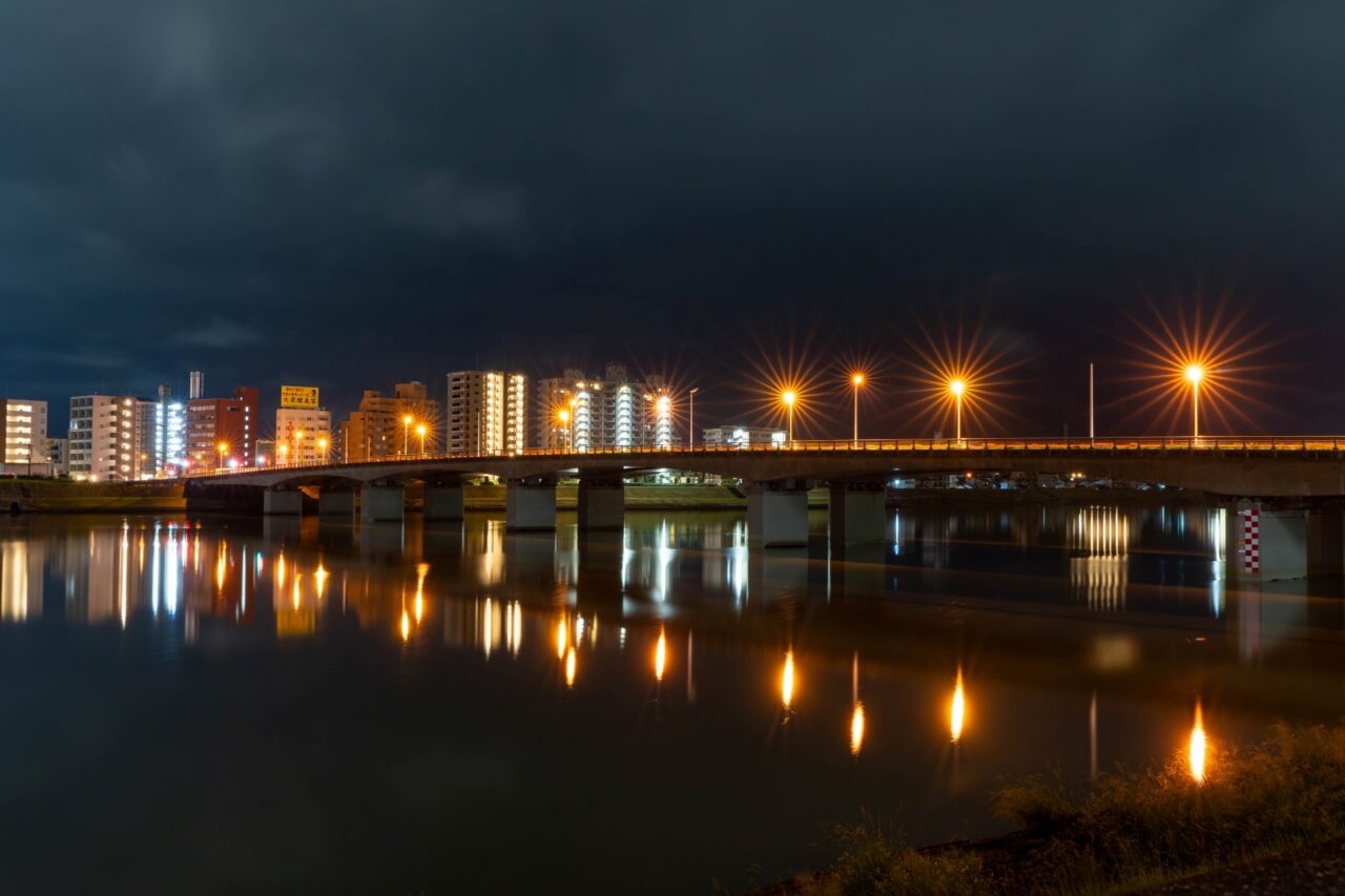 橘橋の夜景