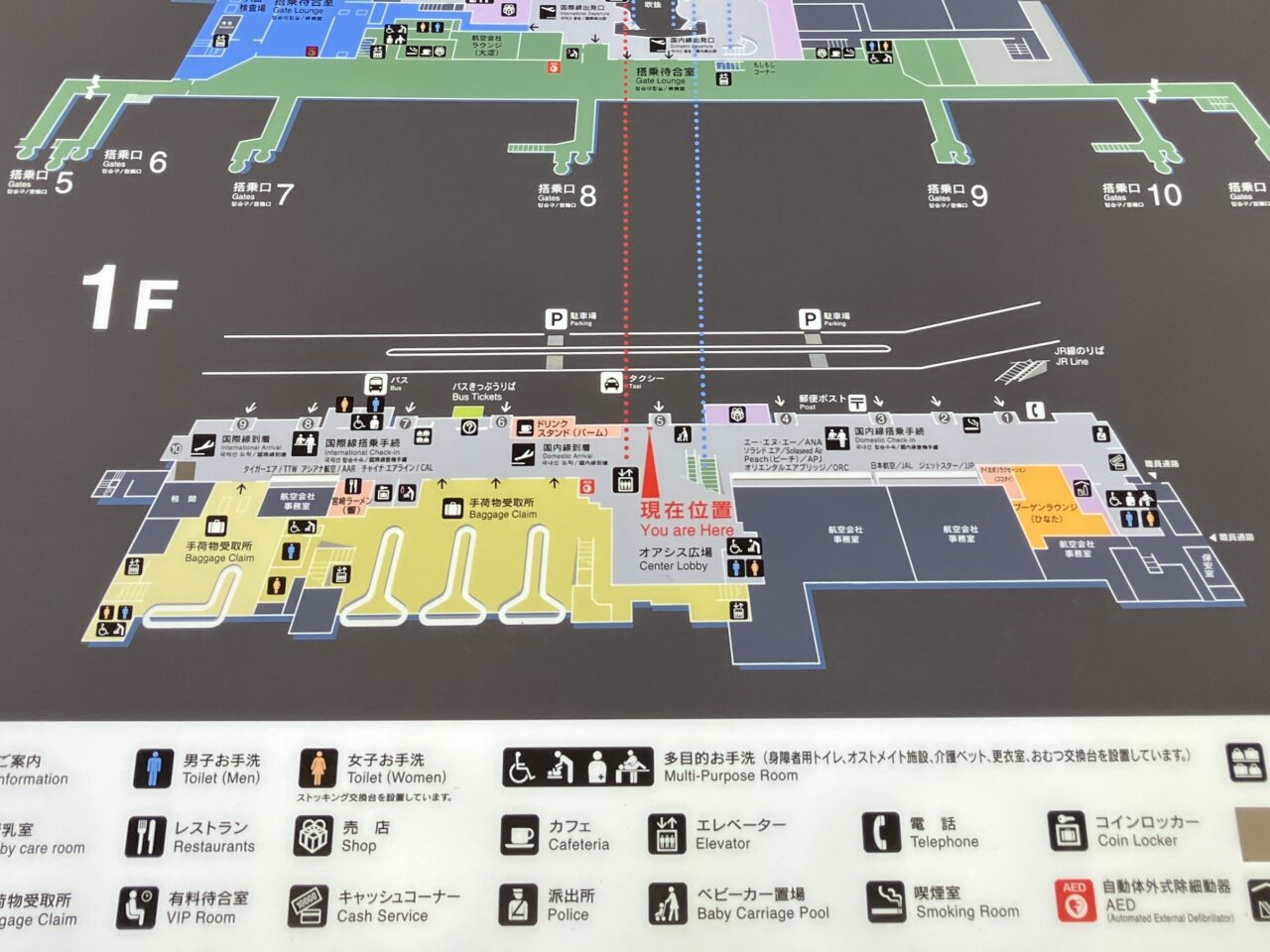 2025年宮崎空港フロアマップ