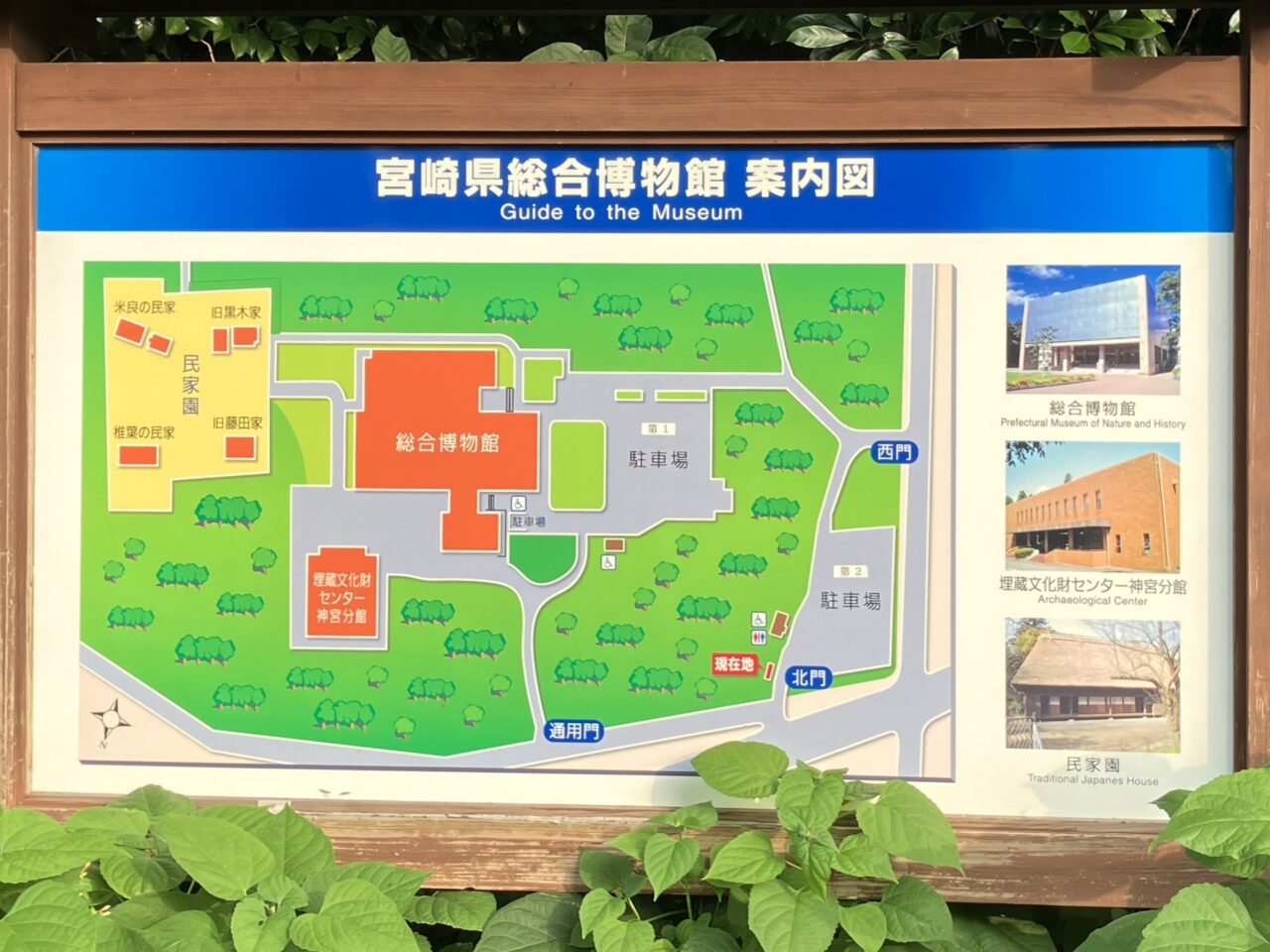 2025年宮崎県総合博物館案内図