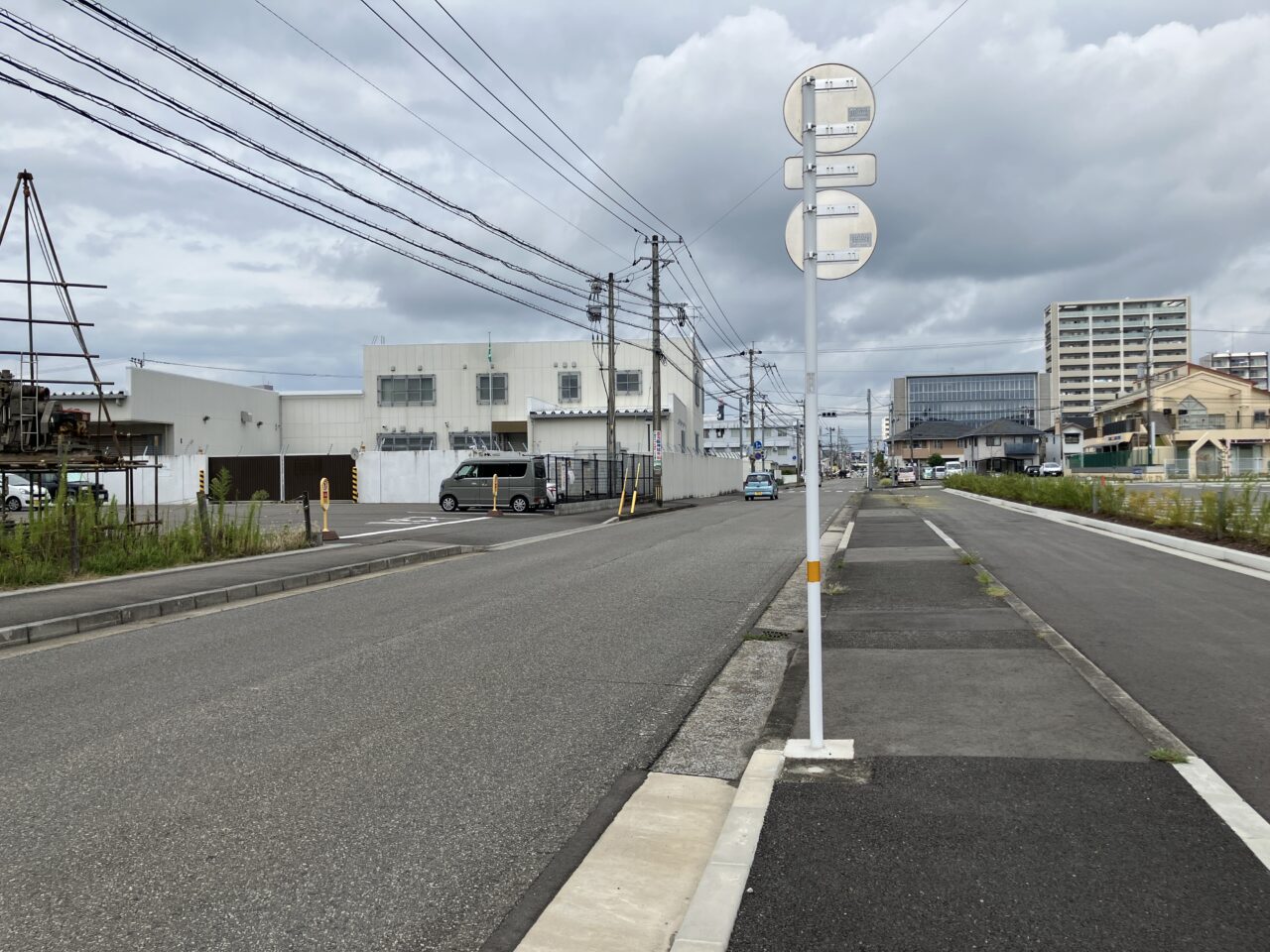 2025年江平中町建築計画北側