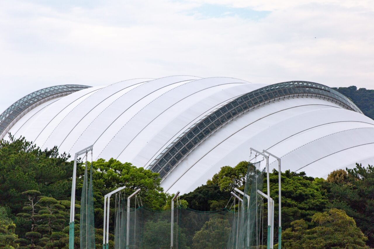 2025年木の花ドーム外観