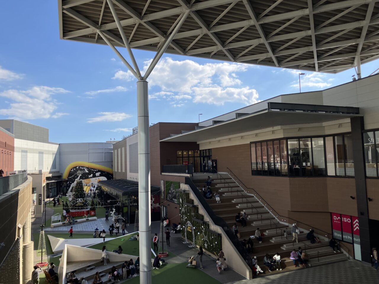 2025年イオンモール宮崎ヒナタテラス階段