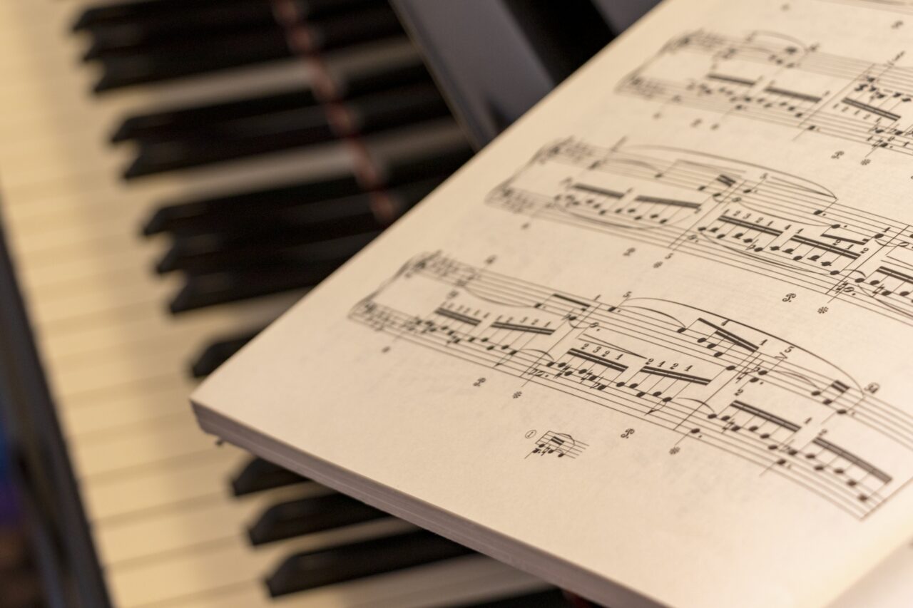 ピアノと楽譜
